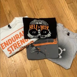 Lot of 4 OrangeTheory Fitness T-shirts